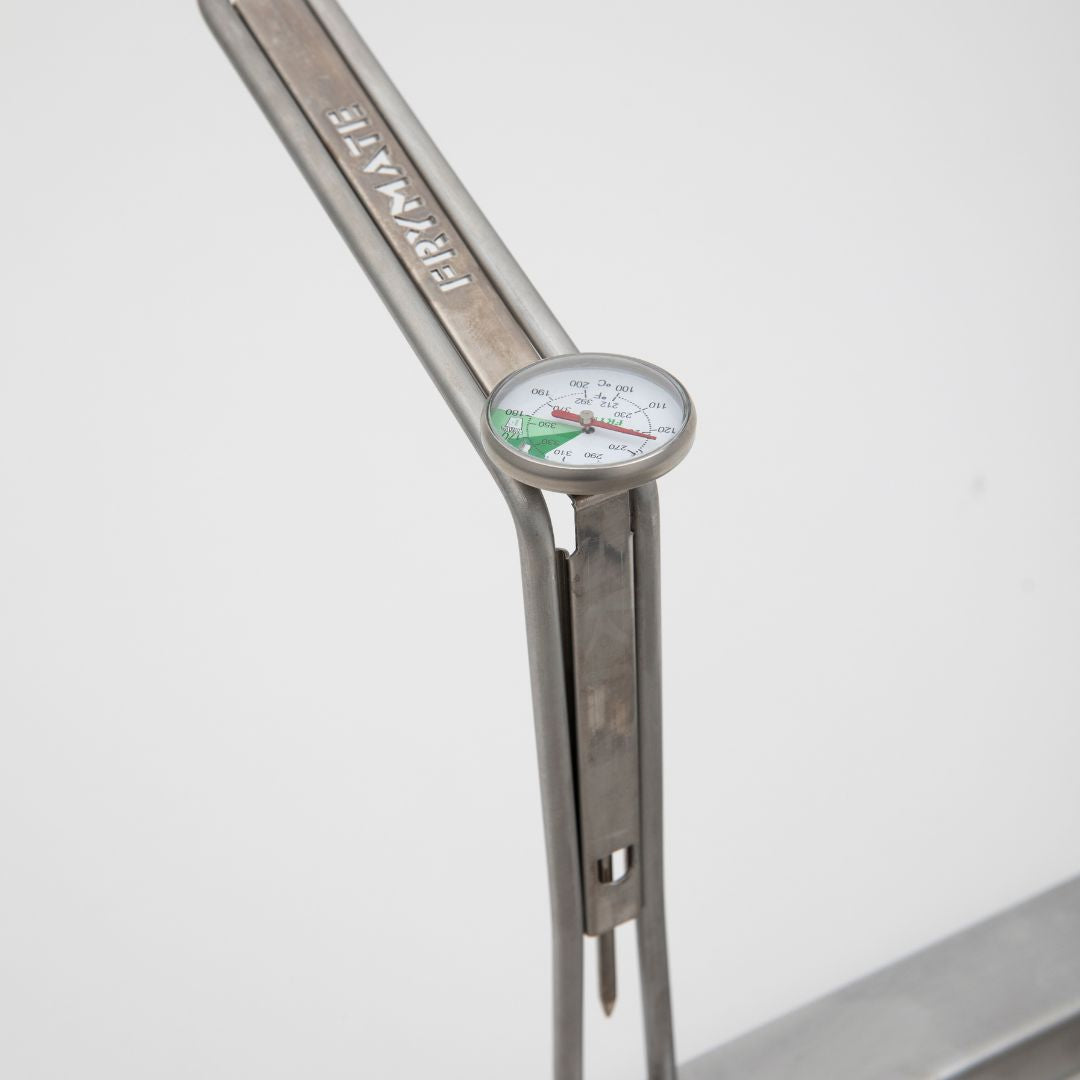 FRYMATE Fryer Thermometer – Stainless Steel, 5" Stem, 1.25" Dial